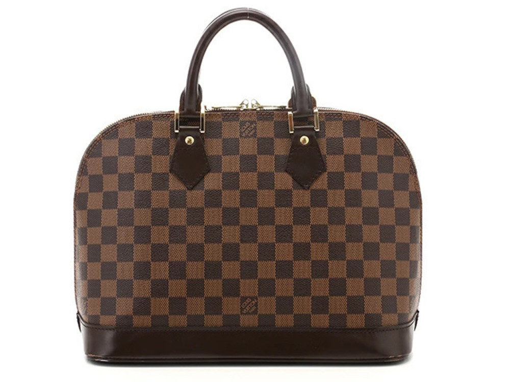 Louis Vuitton Handbag Brown Damier Alma Brown